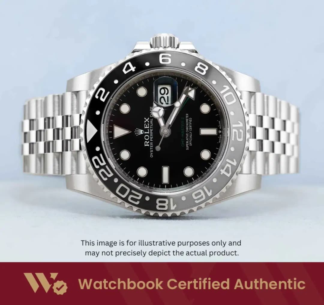 Rolex GMT Master II Bruce Wayne 126710GRNR Black Jubilee
