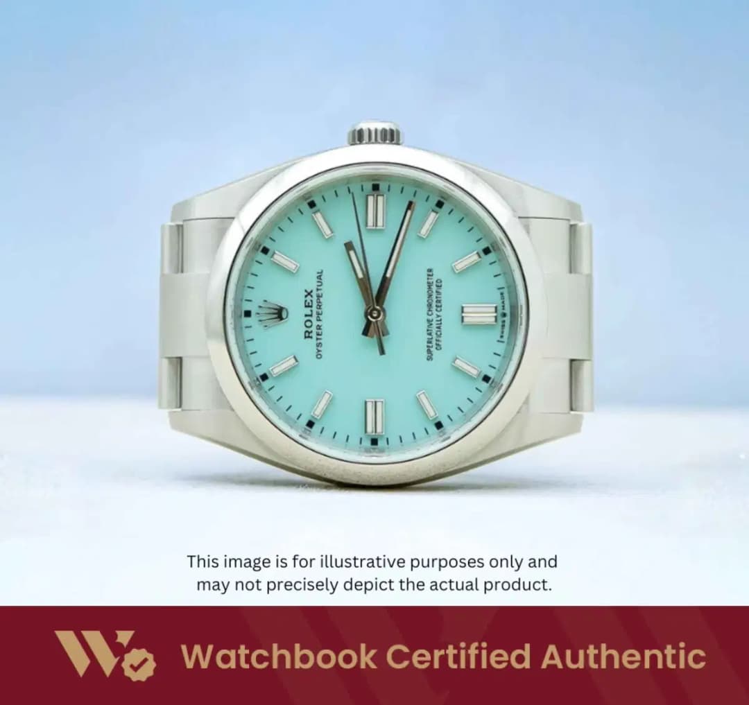 Rolex Oyster Perpetual 126000 Tiffany Turquoise Oyster