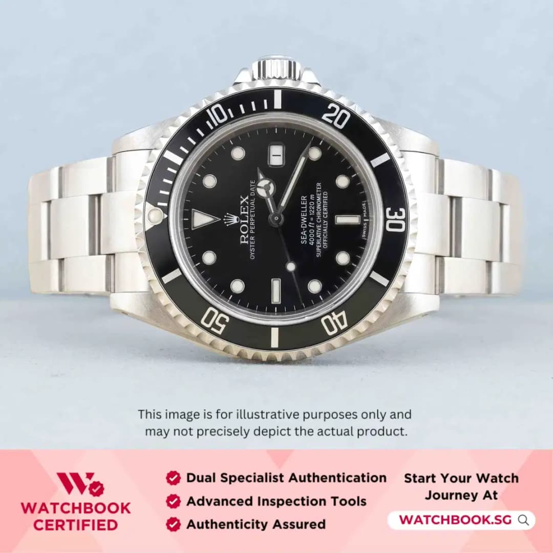 Rolex Sea Dweller 16600 Black Bracelet
