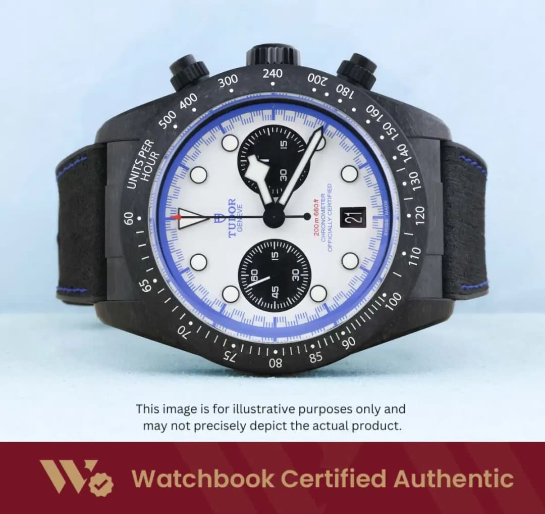 Tudor Black Bay Chrono Carbon 25 79377KN White (Blue Track)