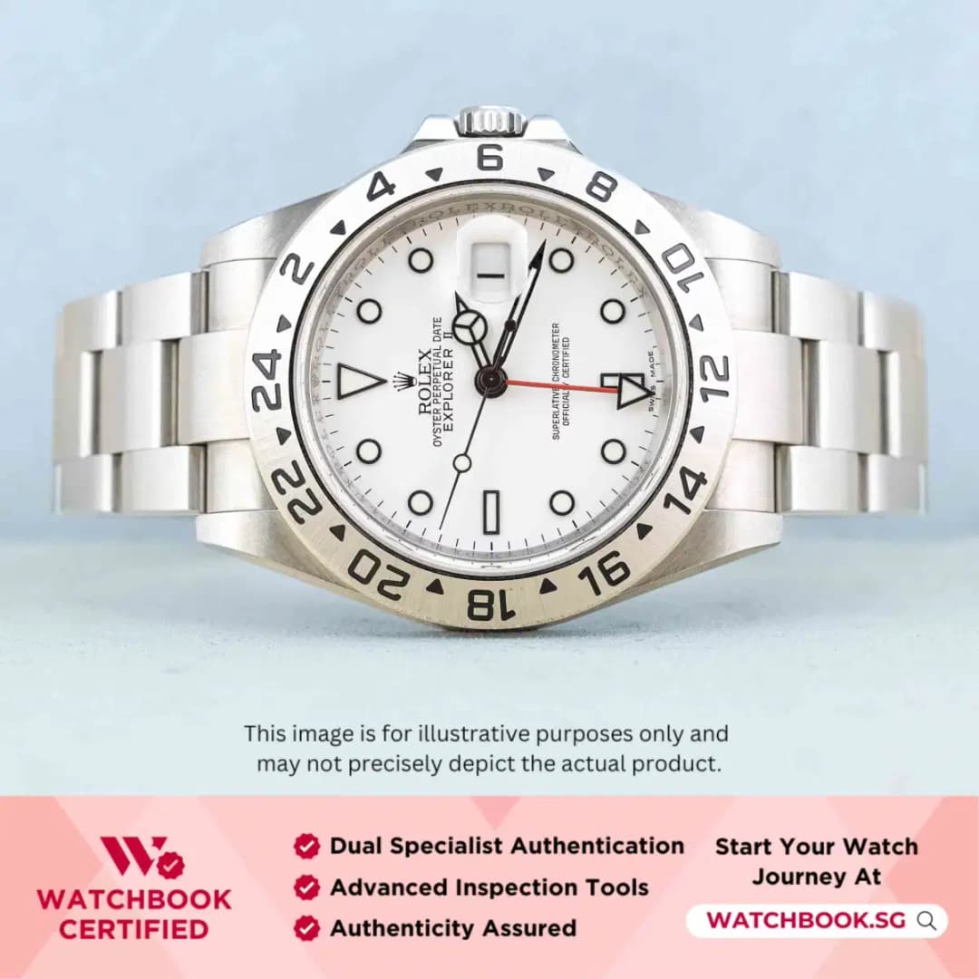 Rolex Explorer II 16570 White Oyster