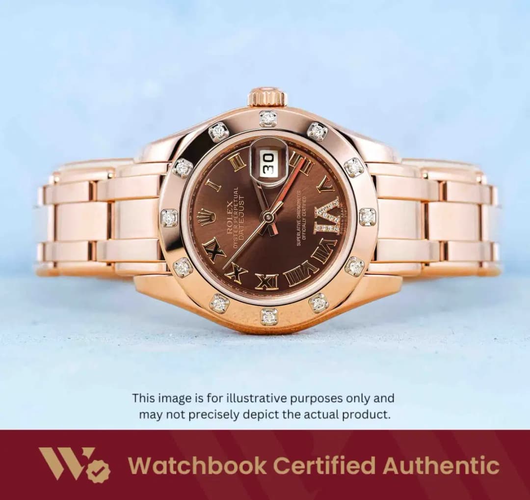 Rolex Lady-Datejust Pearlmaster 80315 Chocolate w VI Diamond Pearlmaster