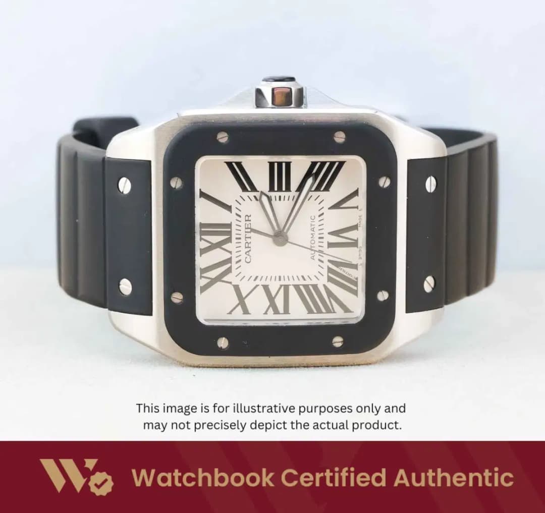 Cartier Santos 100 W20121U2 White Roman