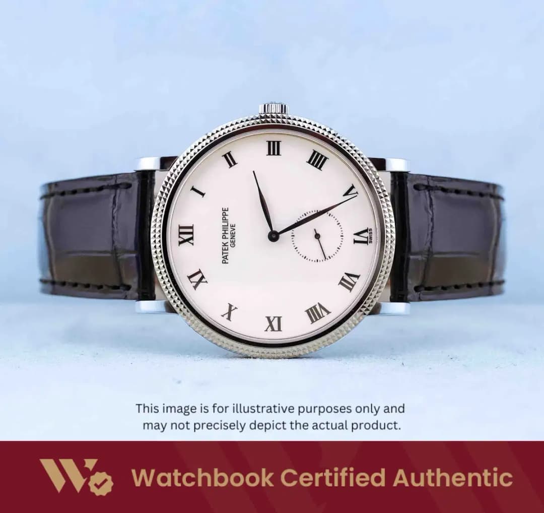 Patek Philippe Calatrava 3919G White w Roman