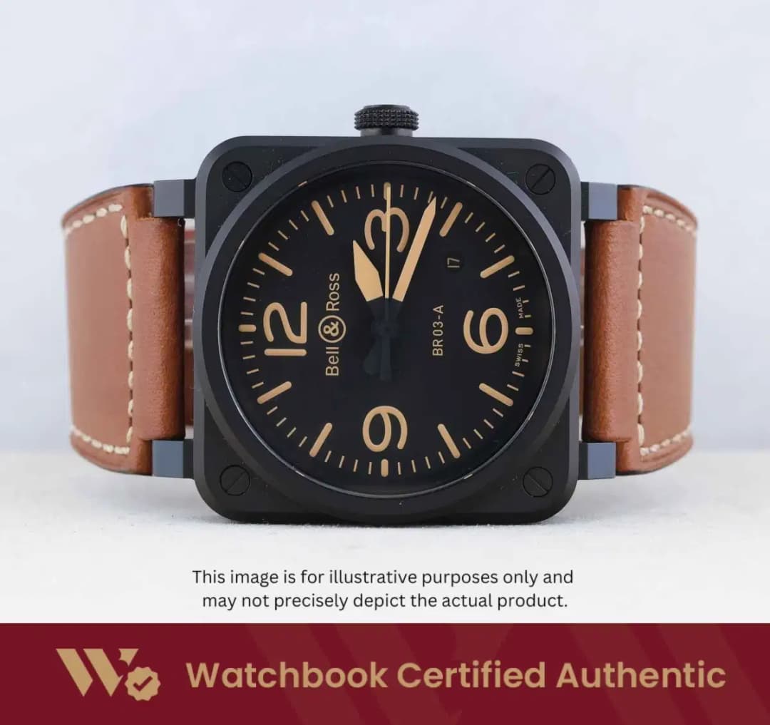 Bell & Ross Heritage BR03A-HER-CE/SCA Black