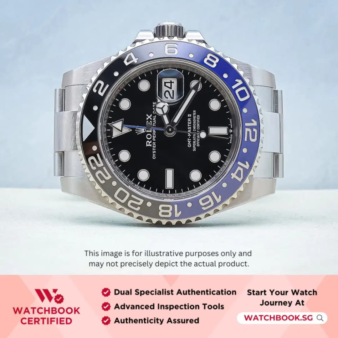 Rolex GMT Master II Batman 126710BLNR Black Oyster