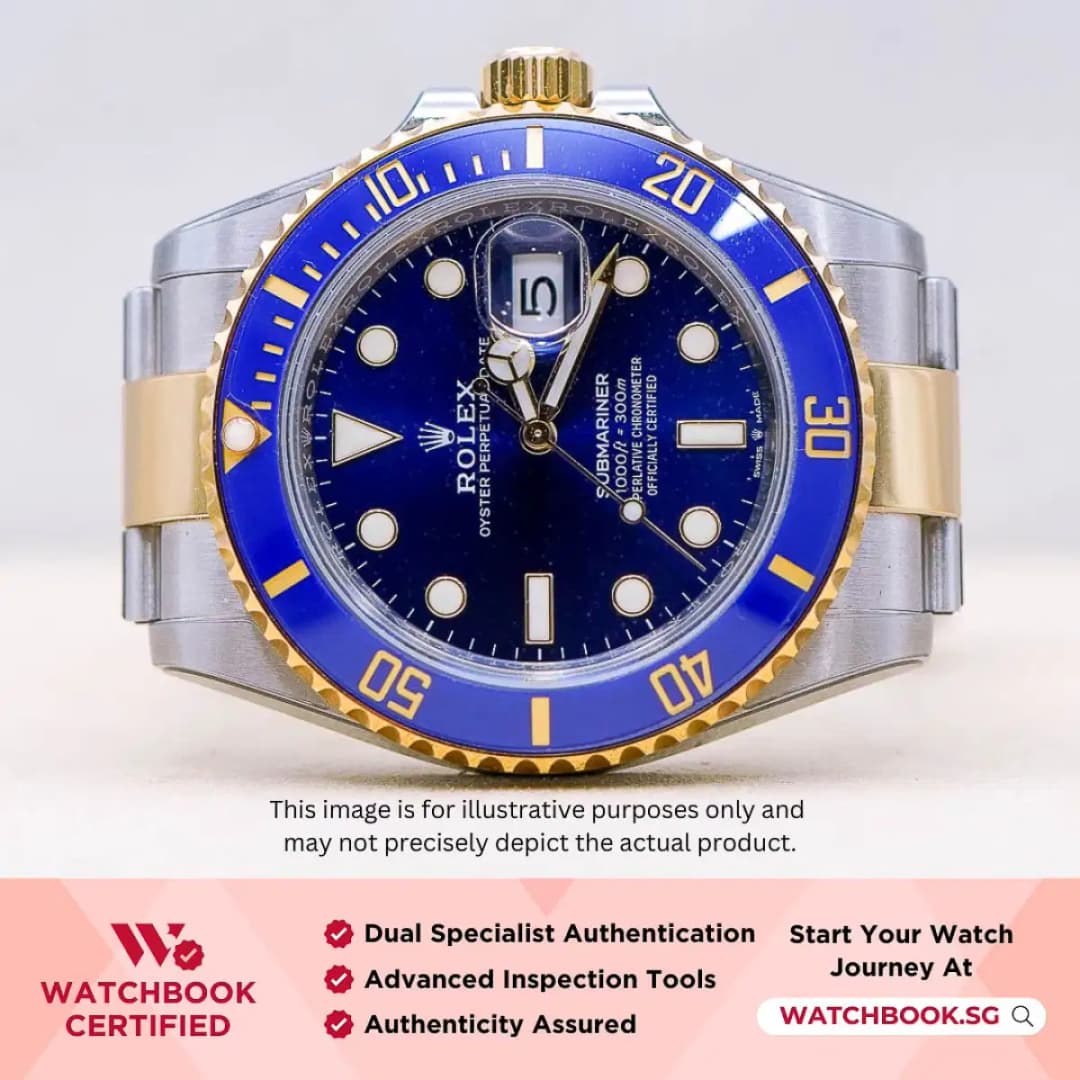 Rolex Submariner Sunburst 126613LB Blue Oyster