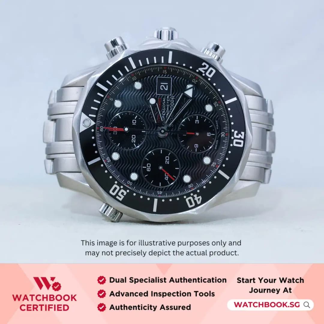 Omega Seamaster 213.30.42.40.01.001 Black Chronograph