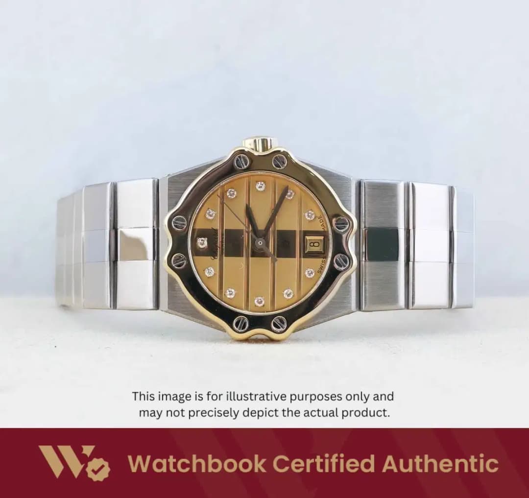 Chopard St. Moritz 8024 Gold w 10 Point Diamonds