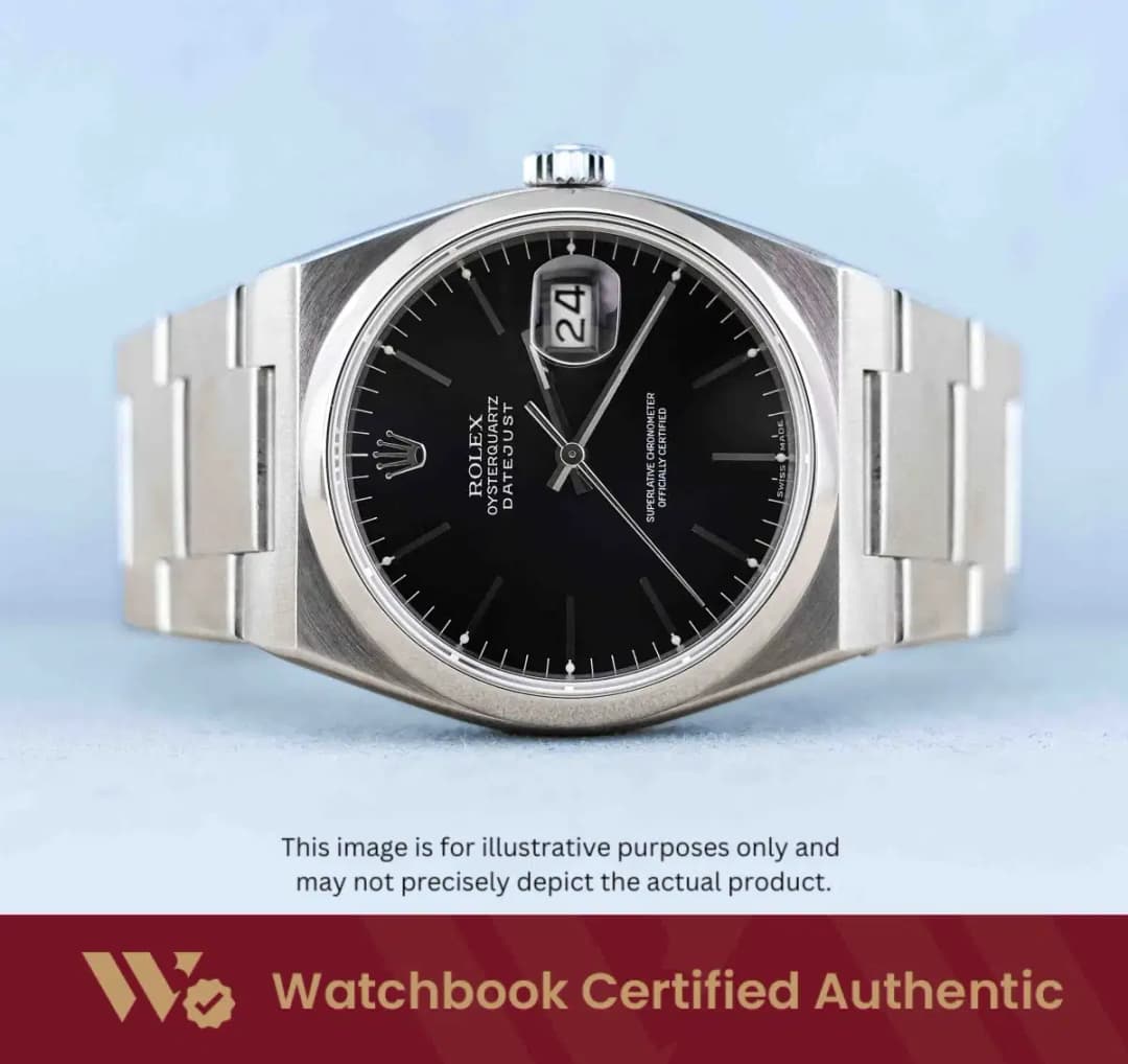 Rolex Datejust Oysterquartz 17000 Black Bracelet