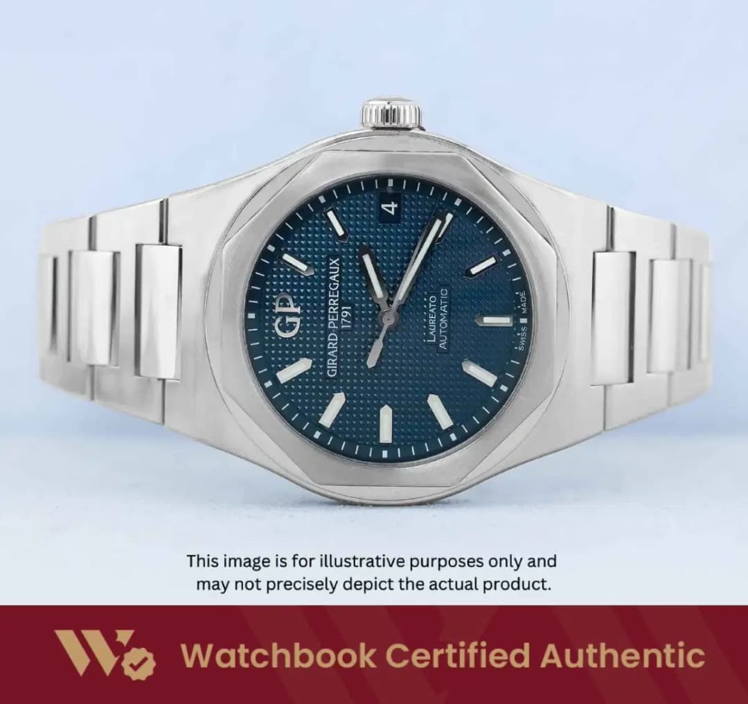 Girard Perregaux Laureato 81010-11-431-11A Blue