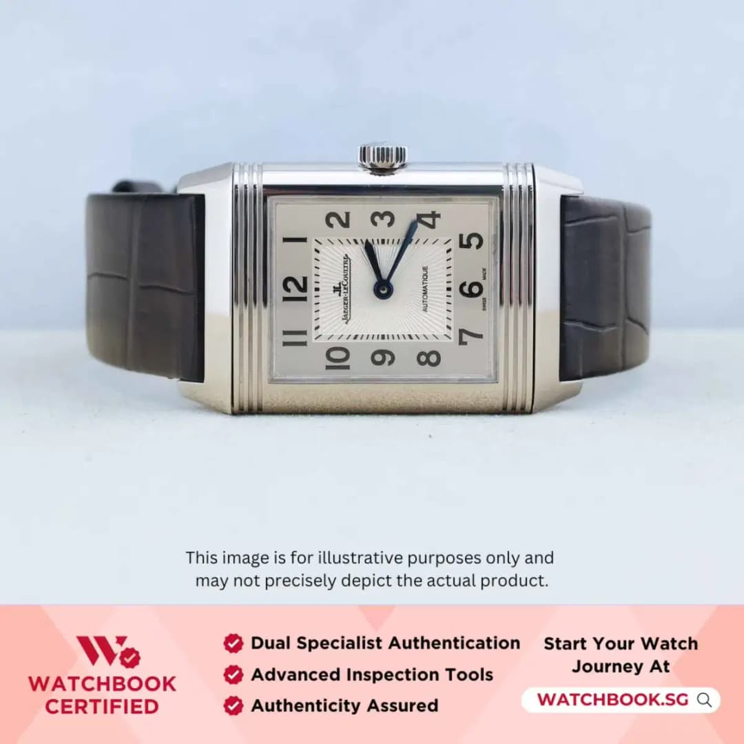 Jaeger LeCoultre JLC Reverso Classic Duetto Q2578420 Silver & Black