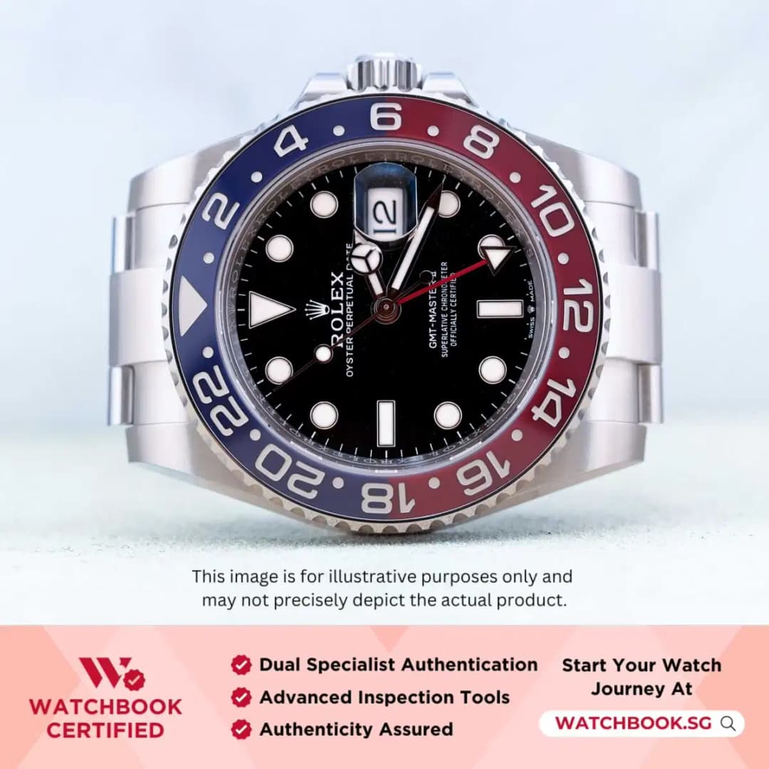Rolex GMT Master II Pepsi 126710BLRO Black Oyster