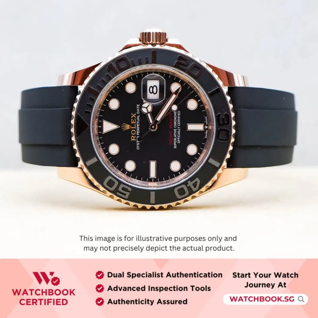 Rolex Yacht Master 126655 Black Oysterflex