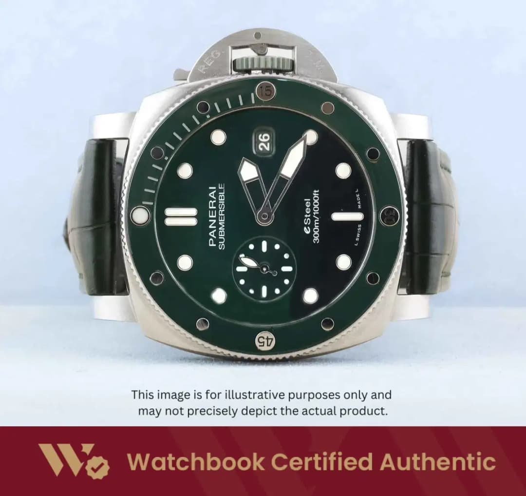 Panerai Submersible QuarantaQuattro Verde Smeraldo PAM01287 Green
