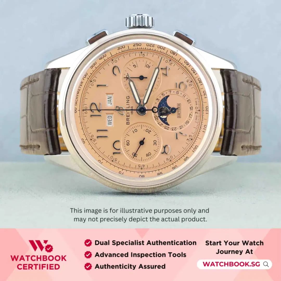 Breitling B25 DATORA 42 AB2510201K1P1 Salmon