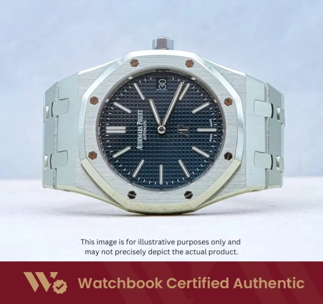 Audemars Piguet Royal Oak Jumbo Extra Thin 16202ST.OO.1240ST.02 Blue