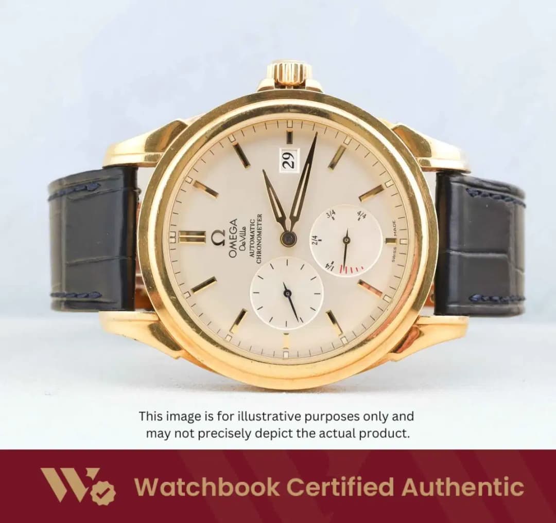 Omega De Ville 4632.30.31 White w Gold Index