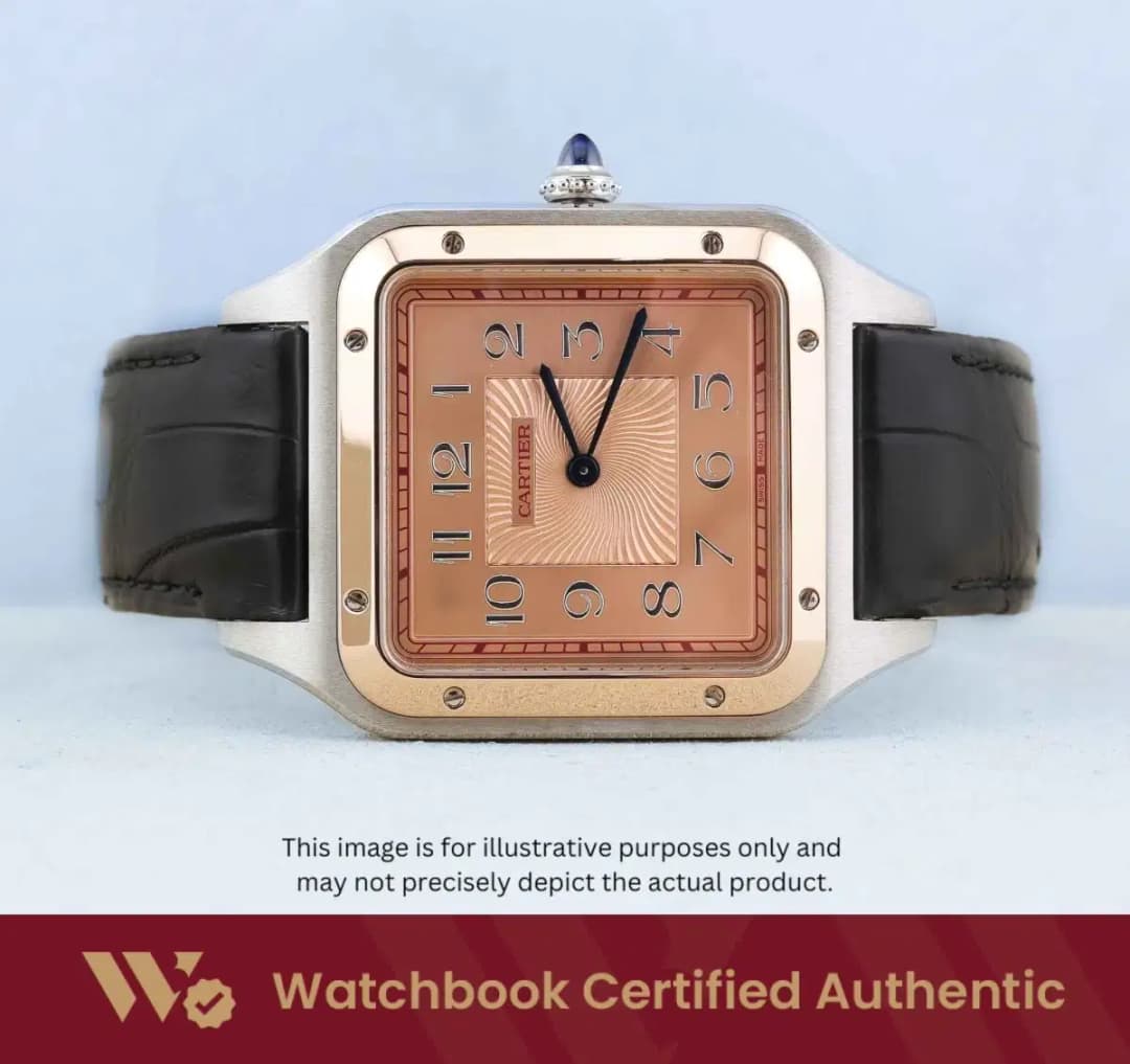 Cartier Santos Dumont Extra-Large Model Limited Edition of 500 PCS W2SA0025 Pink