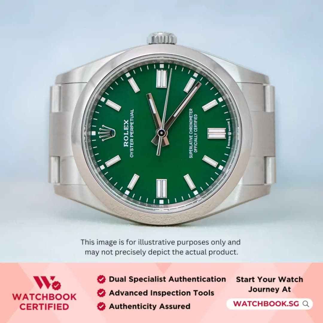 Rolex Oyster Perpetual 126000 Green Oyster