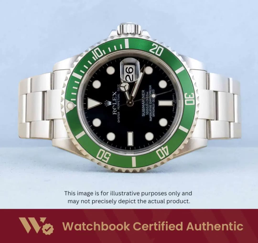 Rolex Submariner Kermit 16610LV Black Bracelet