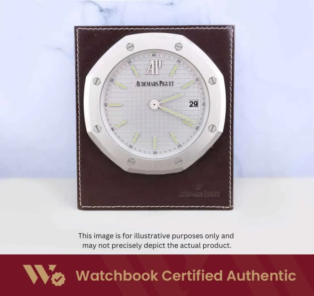 Audemars Piguet Royal Oak Table Clock MG.GI.MS.90008.US.XX.07.01 Silver