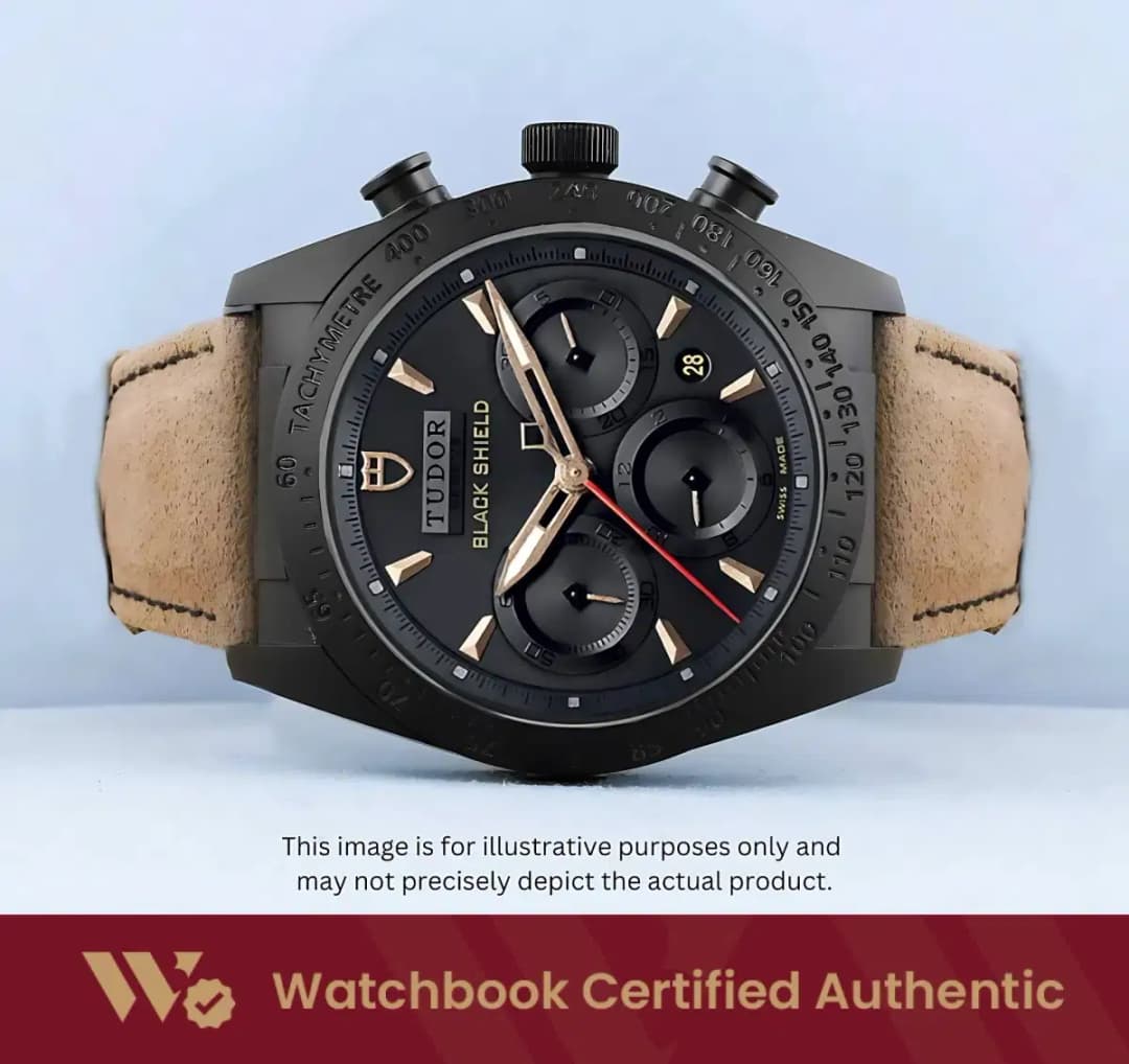 Tudor Fastrider Black Shield 42000CN Black w Index