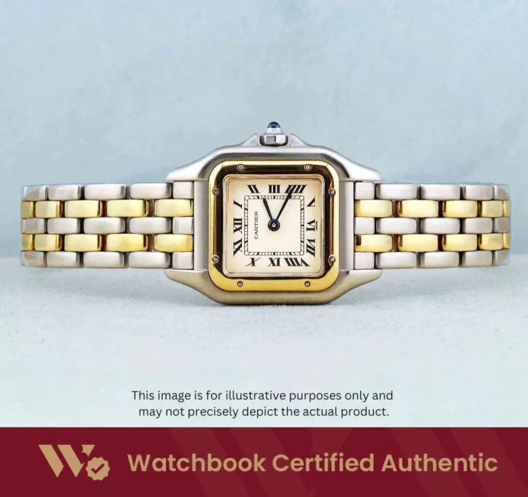 Cartier Panthere Classicque Et Figaro W25029B6 Off White w Black Roman