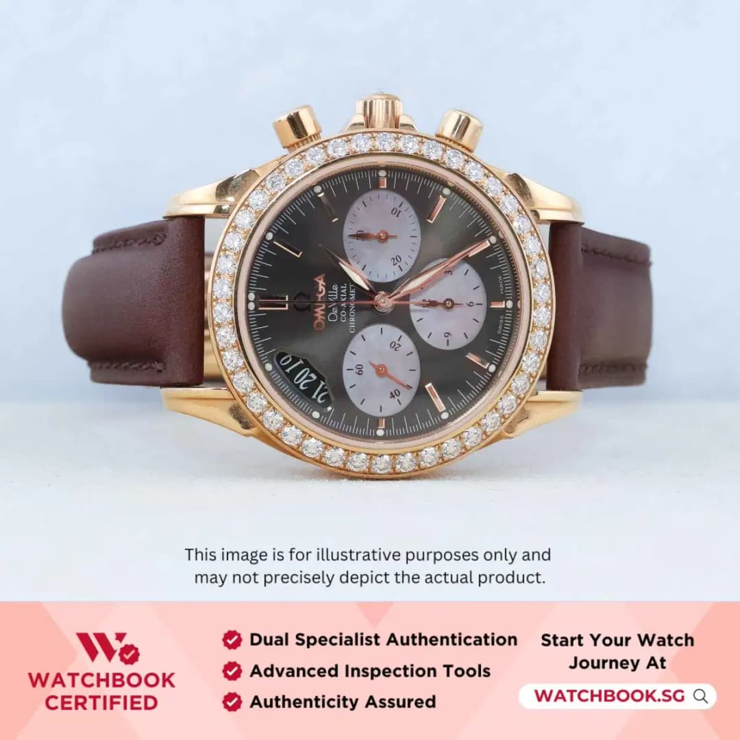 Omega De Ville Chronograph 4677.60.36 Dark  Grey