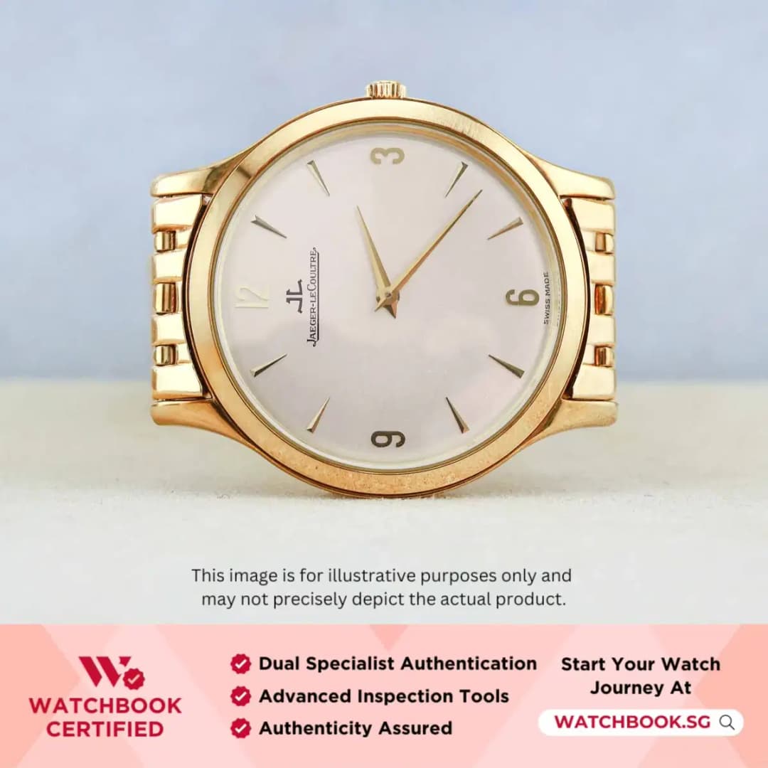 Jaeger LeCoultre JLC Master Ultra Thin 145.1.79 Silver Index with Arabic 3,6,9,12