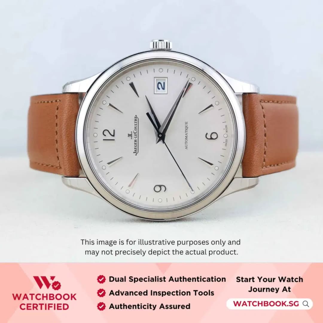 Jaeger LeCoultre JLC Master Control Date Q4018420 Silver Linen Dial
