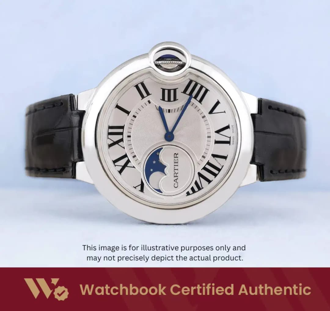 Cartier Ballon Bleu WSBB0029 Silver w Roman
