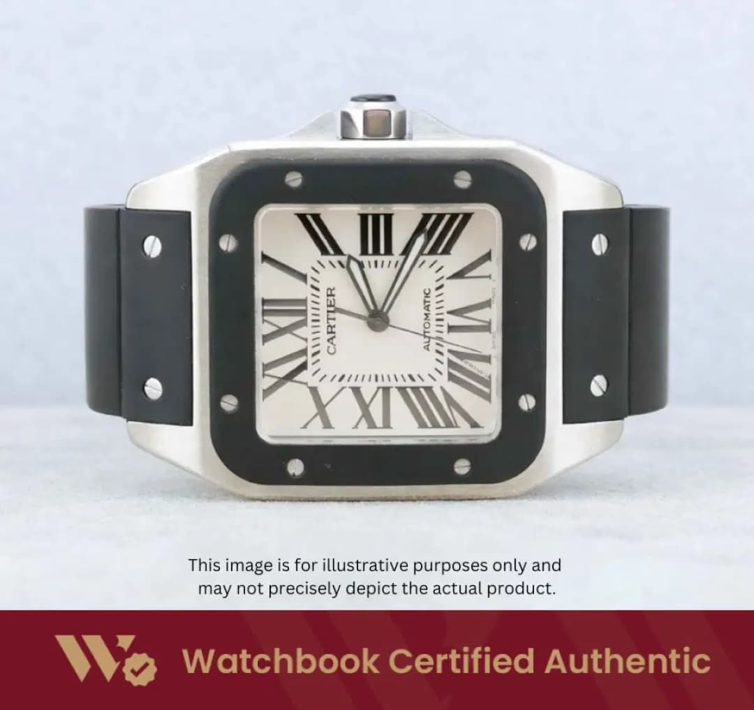 Cartier Santos 100 W20121U2 White Roman