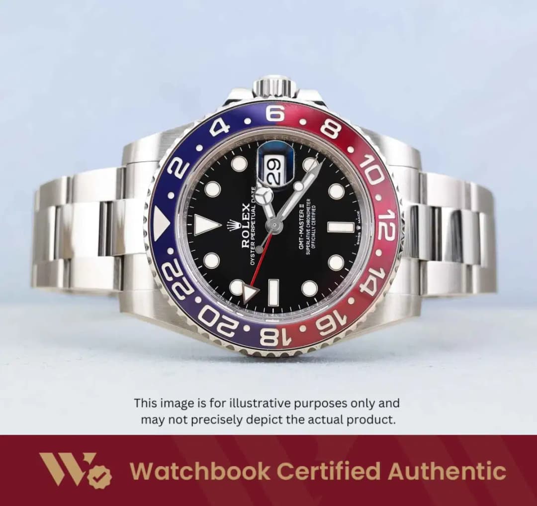Rolex GMT Master II Pepsi 126710BLRO Black Oyster