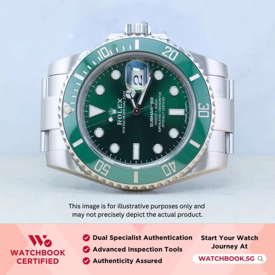 Rolex Submariner Hulk Mark 3 116610LV Green Oyster