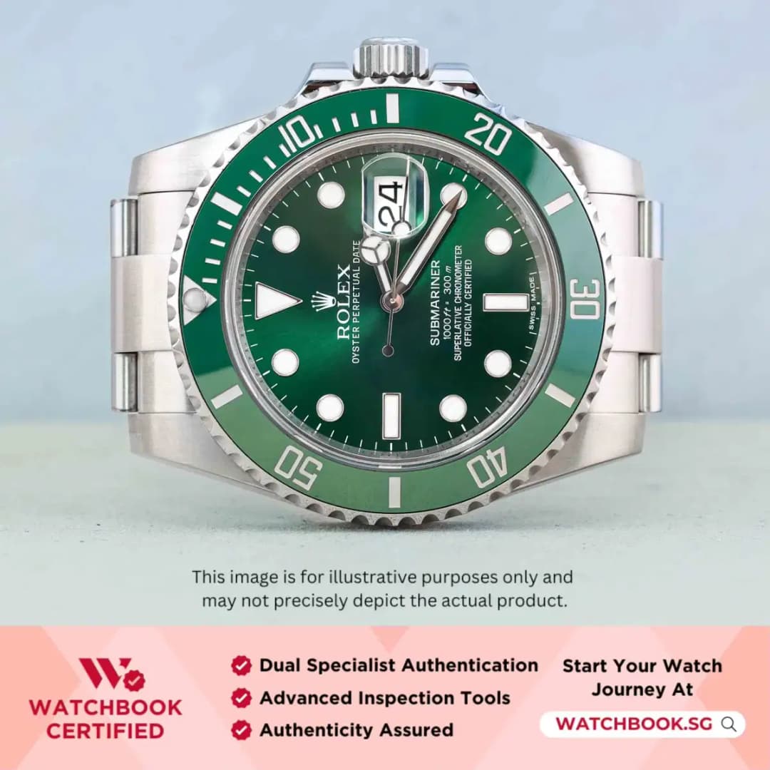 Rolex Submariner Hulk Mark 1 116610LV Green Oyster