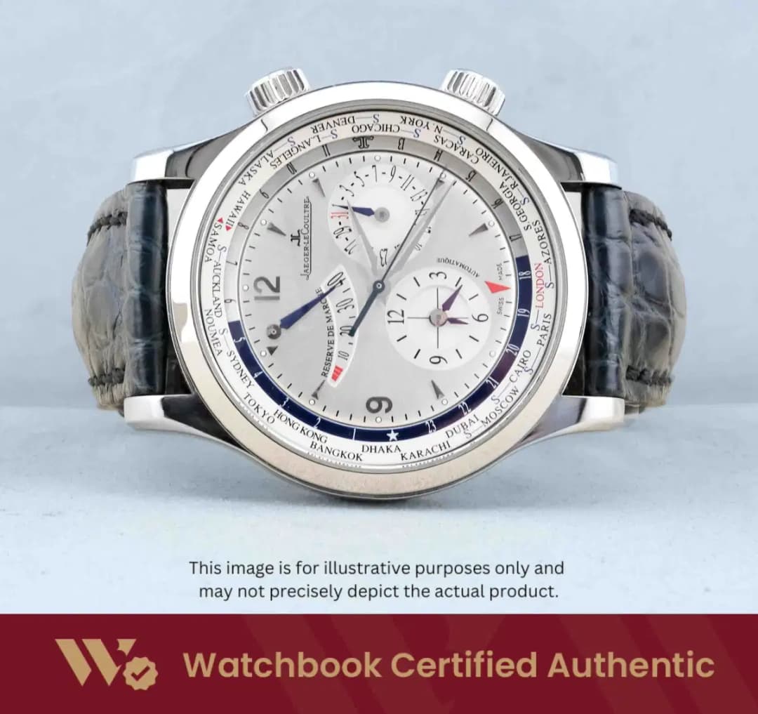 Jaeger LeCoultre JLC Master World Geographic Q1528420 Silver
